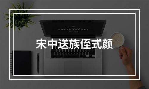 宋中送族侄式颜