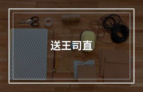 送王司直