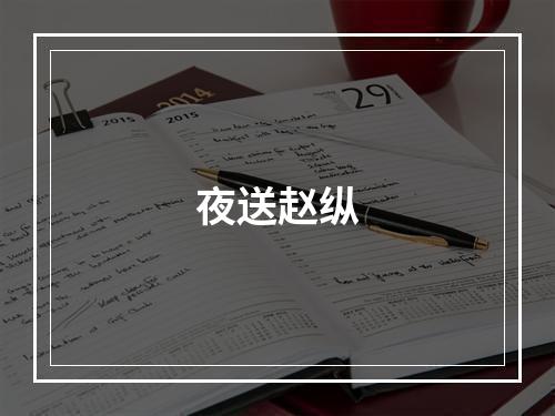 夜送赵纵