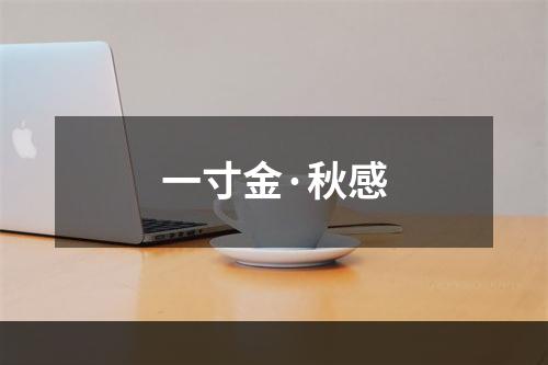 一寸金·秋感