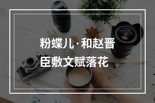 粉蝶儿·和赵晋臣敷文赋落花