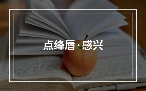 点绛唇·感兴