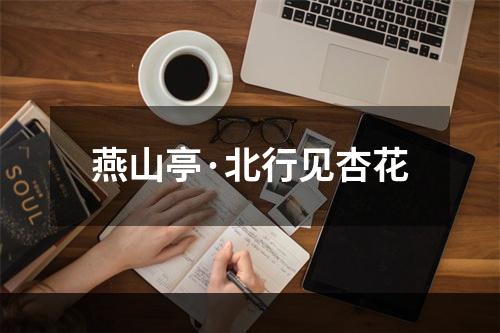 燕山亭·北行见杏花