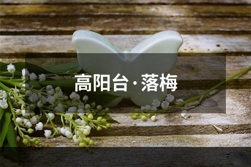 高阳台·落梅