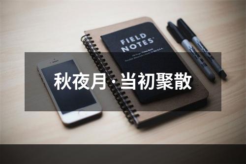 秋夜月·当初聚散