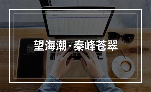望海潮·秦峰苍翠