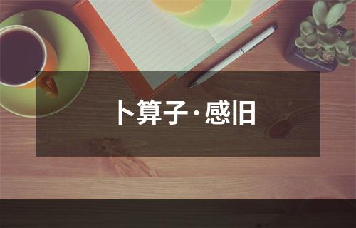 卜算子·感旧