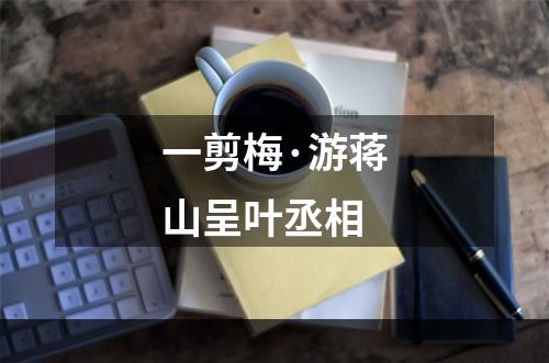 一剪梅·游蒋山呈叶丞相