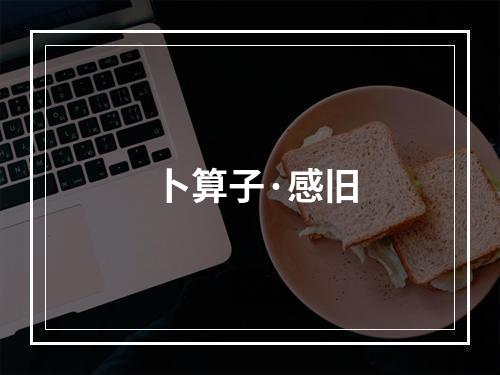 卜算子·感旧