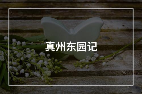 真州东园记