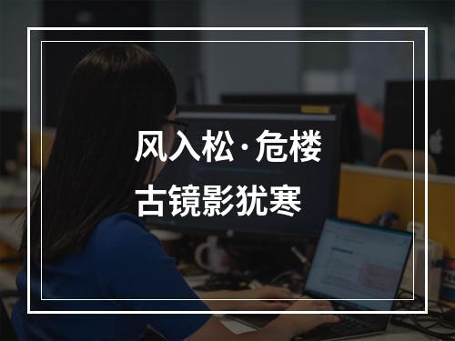 风入松·危楼古镜影犹寒