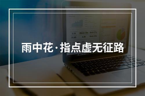 雨中花·指点虚无征路