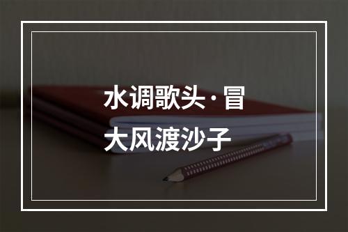 水调歌头·冒大风渡沙子