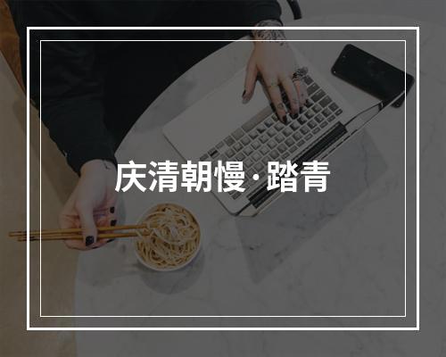 庆清朝慢·踏青