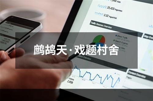 鹧鸪天·戏题村舍