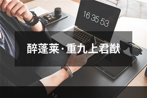 醉蓬莱·重九上君猷