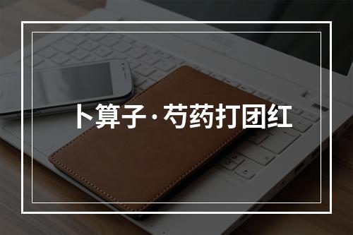 卜算子·芍药打团红