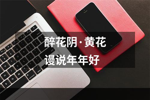 醉花阴·黄花谩说年年好