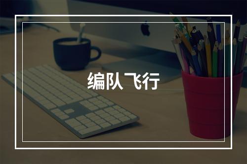 编队飞行