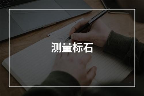 测量标石
