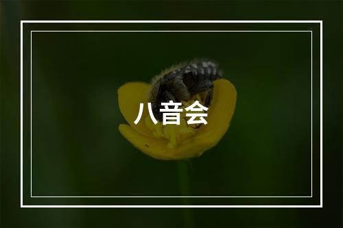 八音会