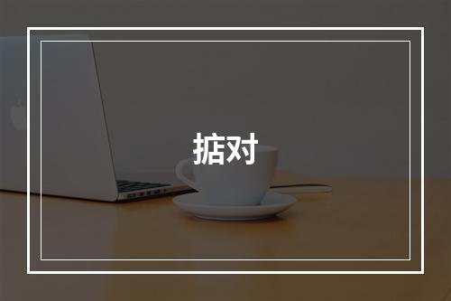 掂对