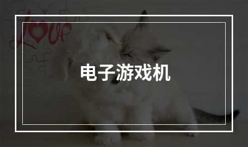 电子游戏机