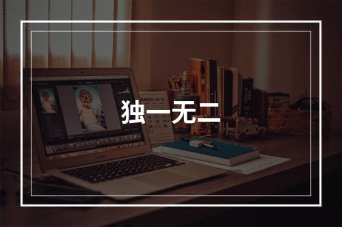 独一无二