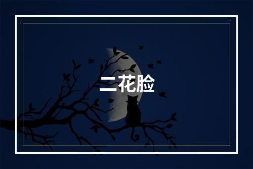 二花脸
