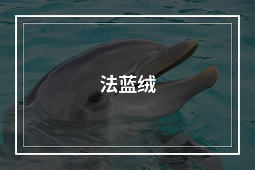 法蓝绒