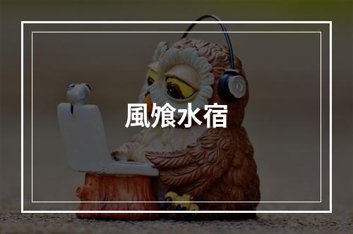 風飧水宿