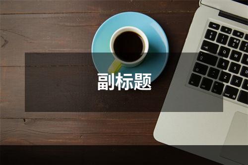 副标题
