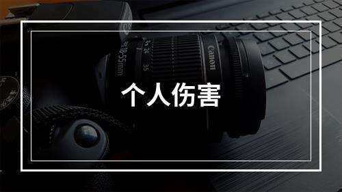 个人伤害