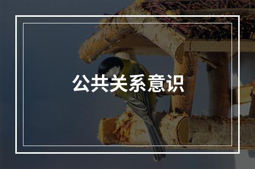 公共关系意识