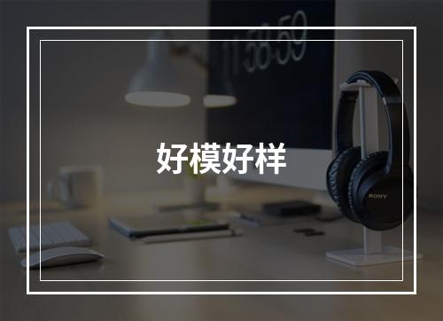 好模好样