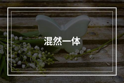 混然一体