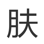 肤